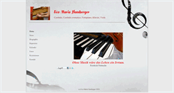 Desktop Screenshot of eva-maria-hamberger-music.com